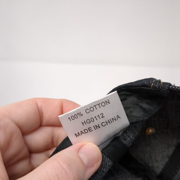 San Francisco SF Strapback Hat Blue One Size Adjustable Embroidered Lanza Cotton - Picture 9 of 9